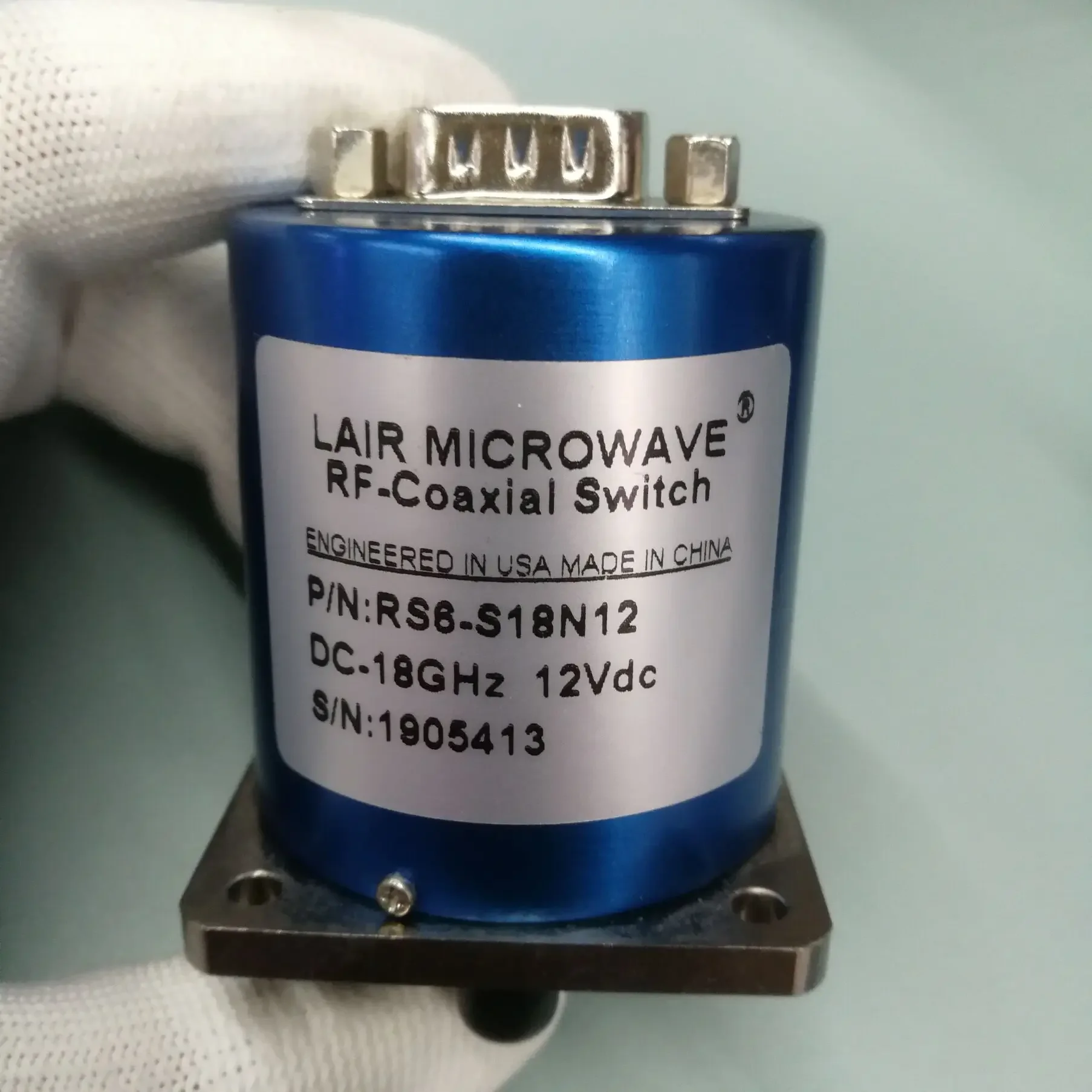 2026 Lyle Microwave SP6T SMA 18GHz 12V Single Pole Six Throw RF Coaxial Switch