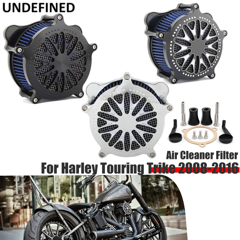 

Air Filter Motorcycle Cleaner Intake Filter Kits Blue Filters For Harley Touring Trike 2008-2016 Softail 16-17 Dyna FXDLS 2017