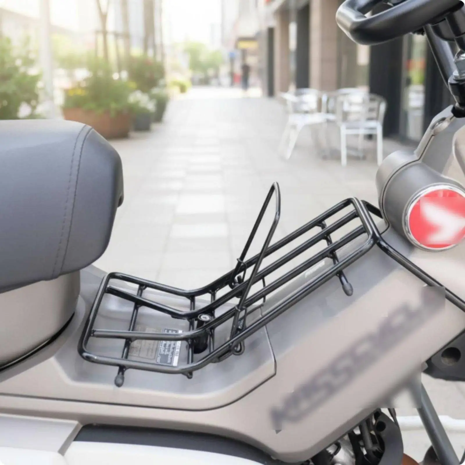 Motorcycle Rear Rack Flexible Fastener Motorcycle Luggage Carrier Sturdy Metal
