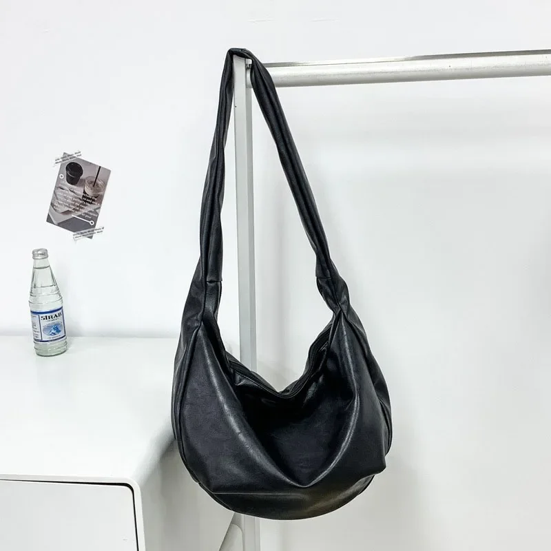 PU Leather Handbag For Men's Messenger Crossbody Bag Multi-functional Laptop Case Casual Large Capacity Sling Bag for Men bolasa
