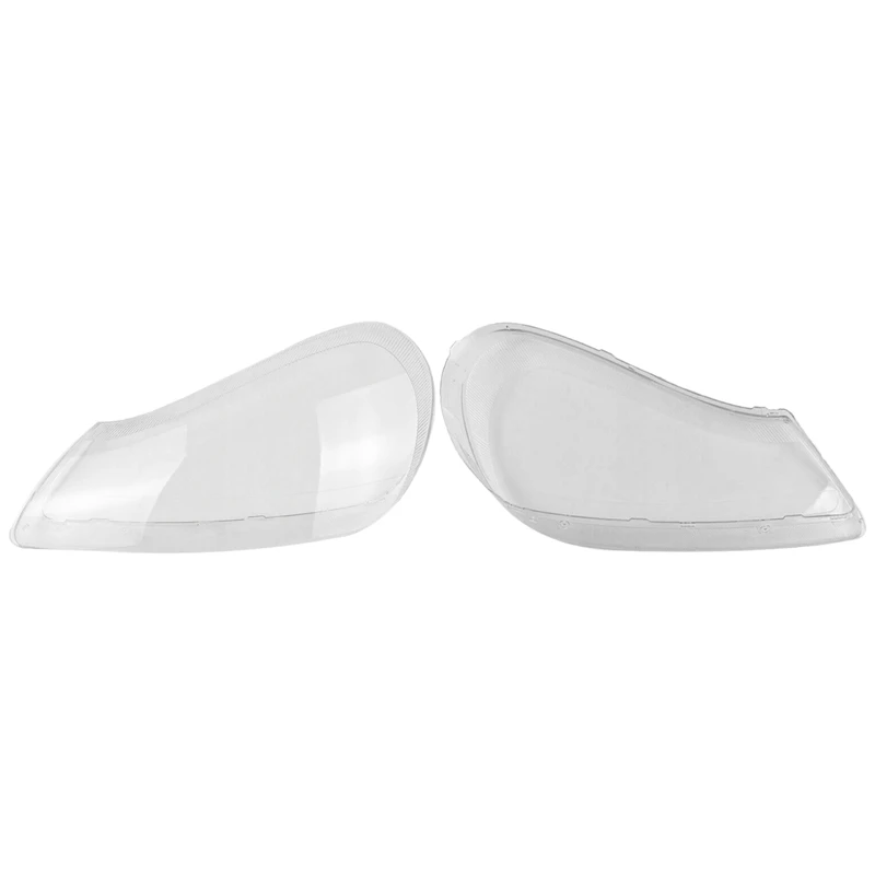 

2 Pcs Car Clear Front Left Right Headlight Lens Cover Replacement Headlight Head Light Lamp Cover