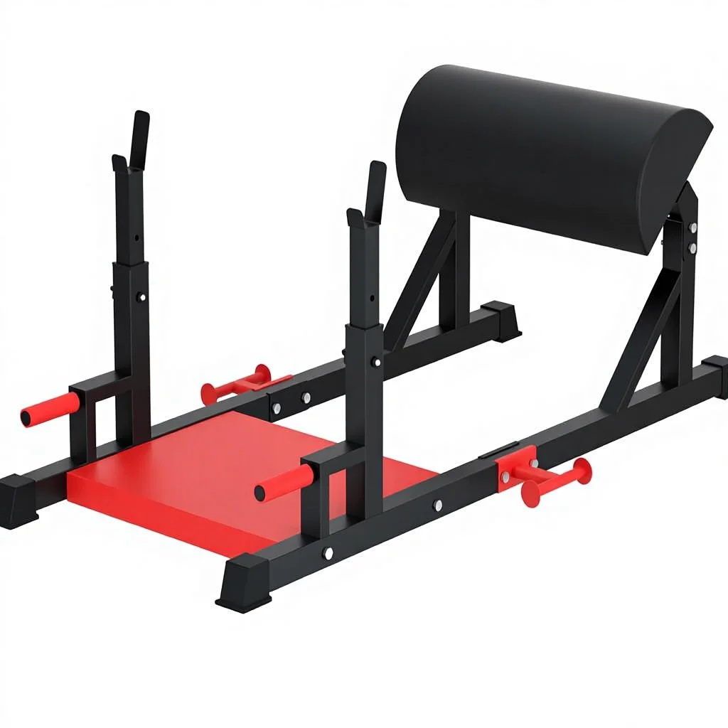 

Foldable Alloy Steel Hip Thrust Glute Bridge Machine Bench Sissy Squat Weight Holder Heavy Duty High Resistance Leg Corepromote