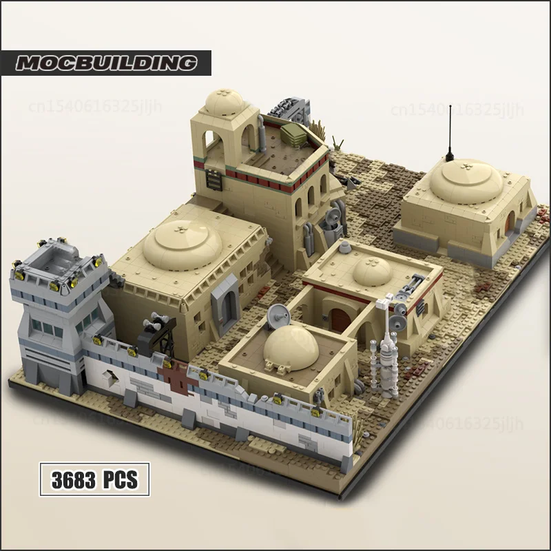 UCS 스타 영화 장면 MOC 빌딩 블록, MOS 기술 브릭, 우주선 스트리트 뷰 모델 컬렉션 장난감, 크리스마스 선물