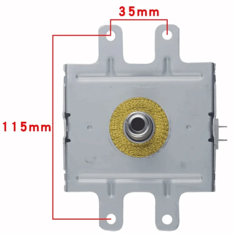 جديد للميكروويف المغنطرون 2M248J 1000 واط تبريد الهواء لوحة طويلة سفلية معدات الميكروويف فراغ مولد أنبوب الإلكترون