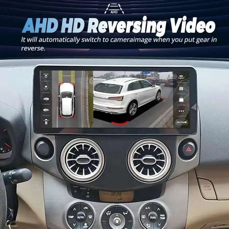 2 Din13.3inch Car Radio  For Toyota RAV4 RAV 4 2005-2013 Android 14 Multimedia Video Player Auto Audio Stereo GPS Carplay NO DVD