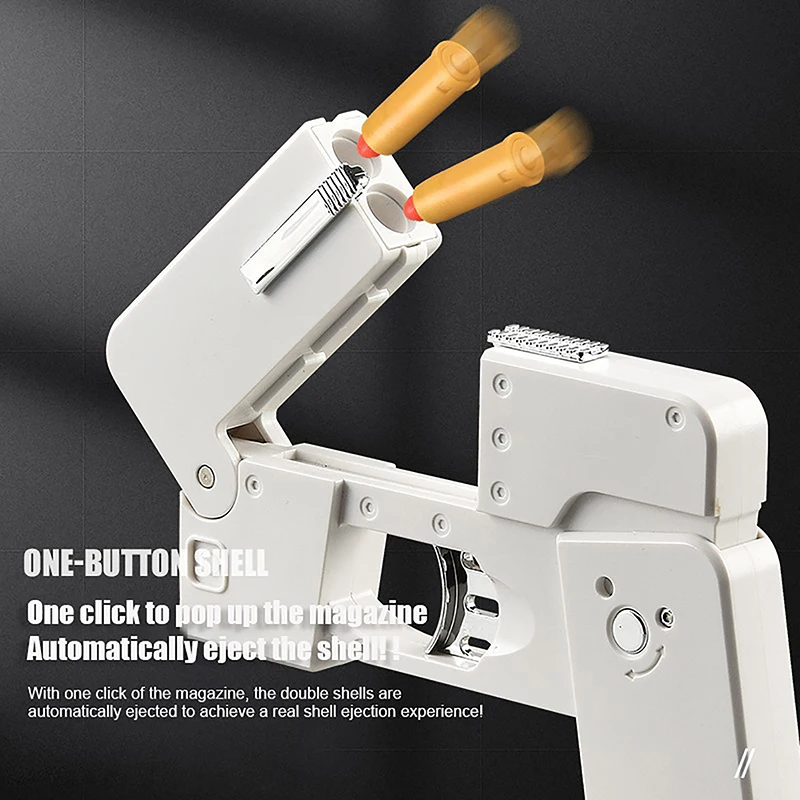 Folding Mobile Phone Soft Bullet Launcher Shell Throwing Child Simulation Toy Gun Model