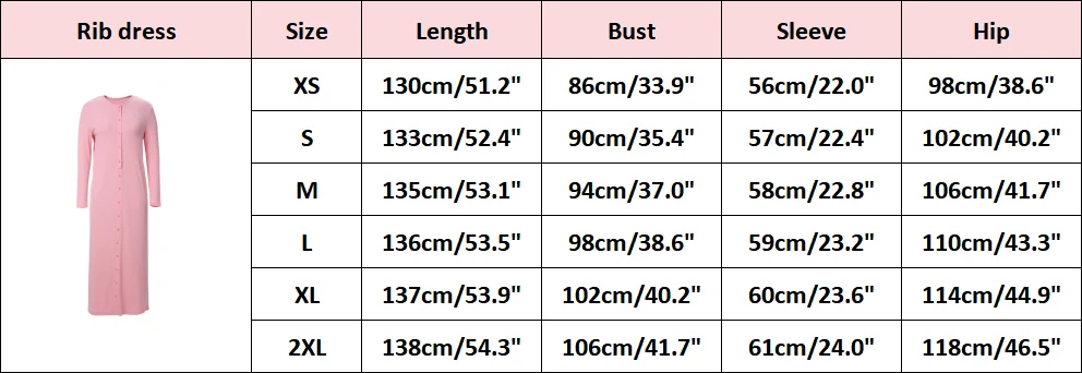 AP SS26 Women Rib Maxi Dress Comfortable Long Sleeve Lady Clothing Elegant