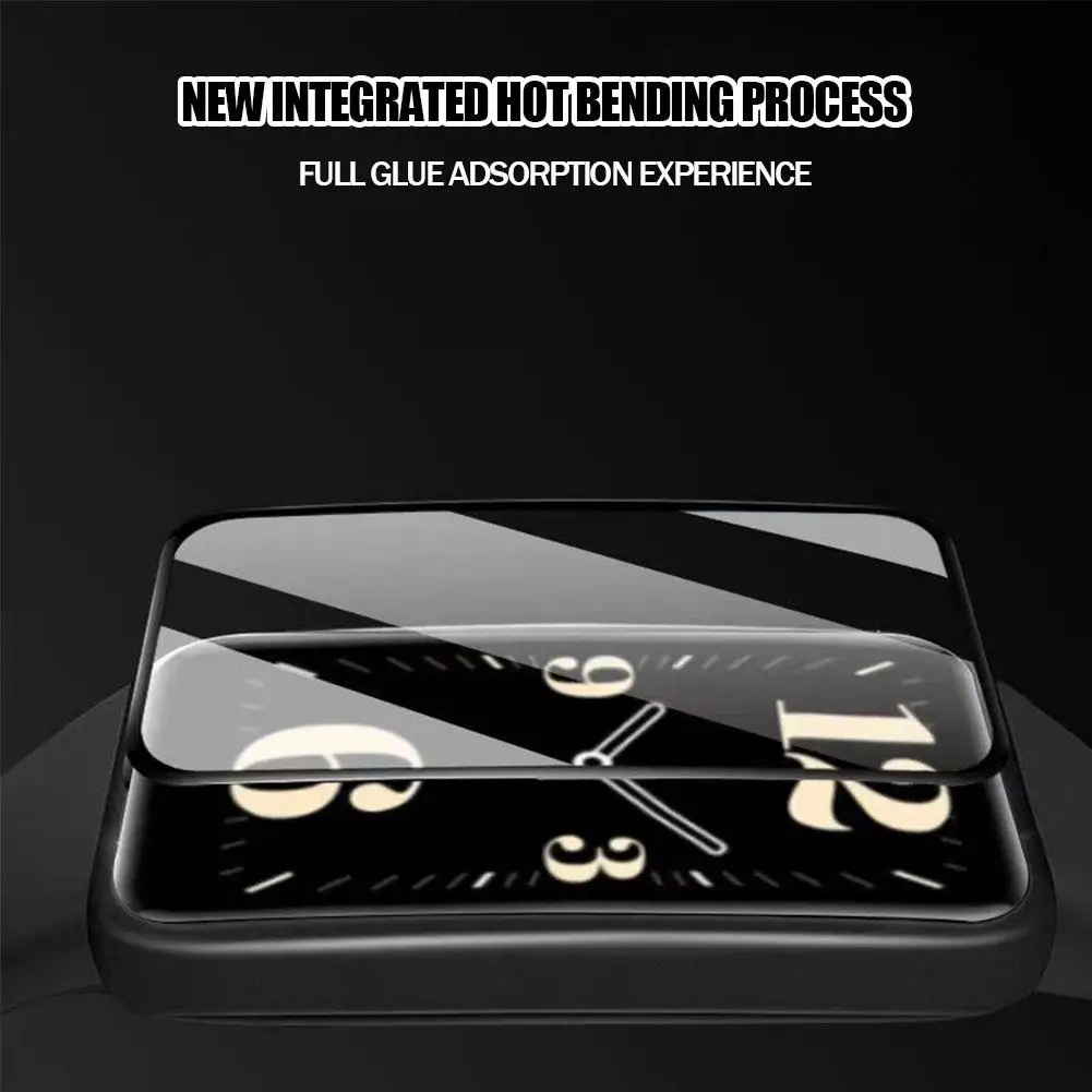 Tempered Glass Screen Protective Film Suitable For Huawei Watch Fit 3 Full Coverage Scratch Proof Bump Against Easy Install U0B3