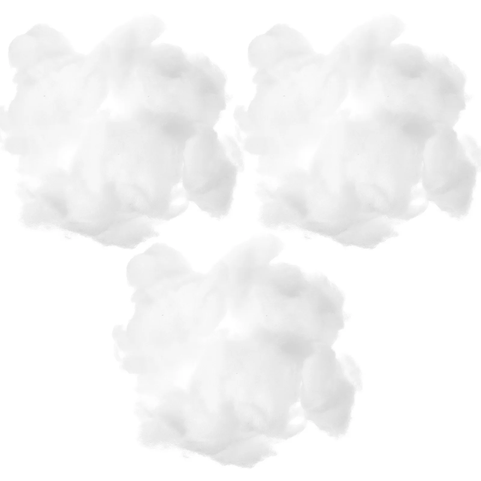 

3 Pcs Artificial Snow Decorative Cotton for Christmas Tree Scene 100g High Simulation Fake Snow DIY Craft Home Decor