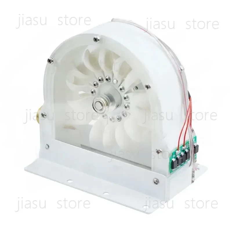 Disc-Type Ironless Pelton Turbine Bucket Wheel, High Efficiency DIY Hydro Generator Equipment