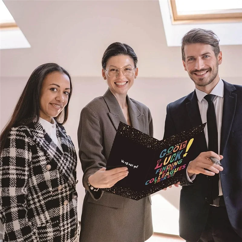 

2PCS Coworker Leaving Farewell Card - Funny Going Gift - Work Will Suck Without You Going Gift For Coworker Durable