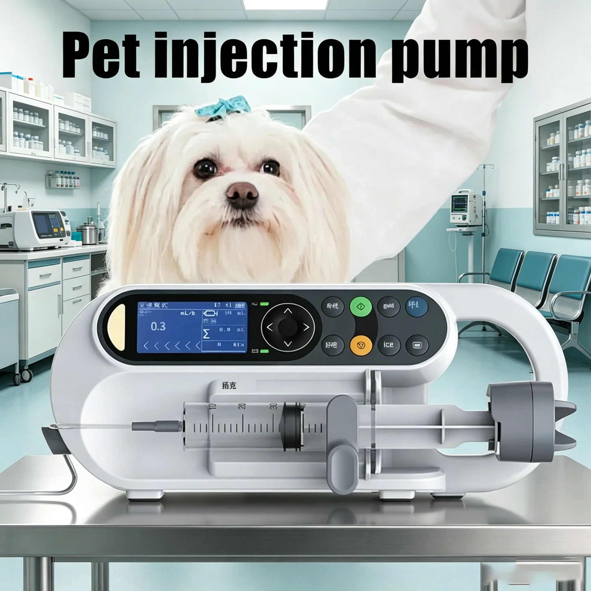 Pet Cat Dog VP1 Professional Injection Pump For Animal Use Pet Medical Special Intravenous Micro Infusion Equipment For Animals