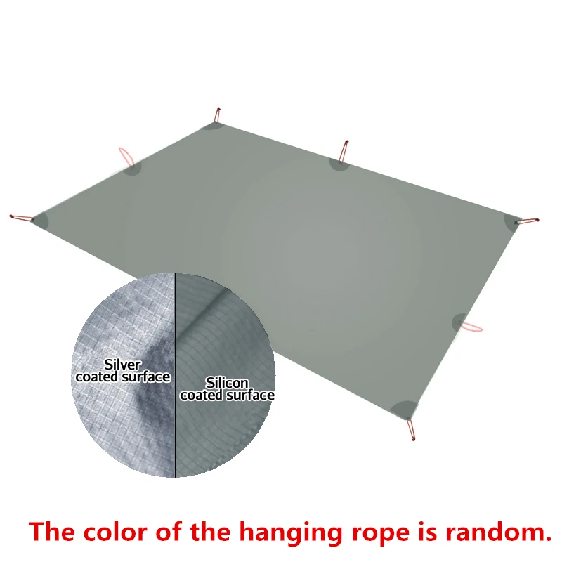 Outdoor Ultralight Sun Shelter Camping Mat Tarp Waterproof Tent Tourist Awning Shade Garden Beach Pool Sun Shade Sail Tent Cloth