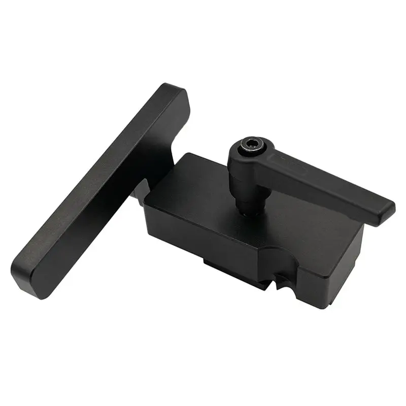 

ABUN-Compact Multi-Purpose Aluminum Alloy T-Slot Limiter Miter Track Stop 45 Type Easy To Use Table Saw Accessory Accurate
