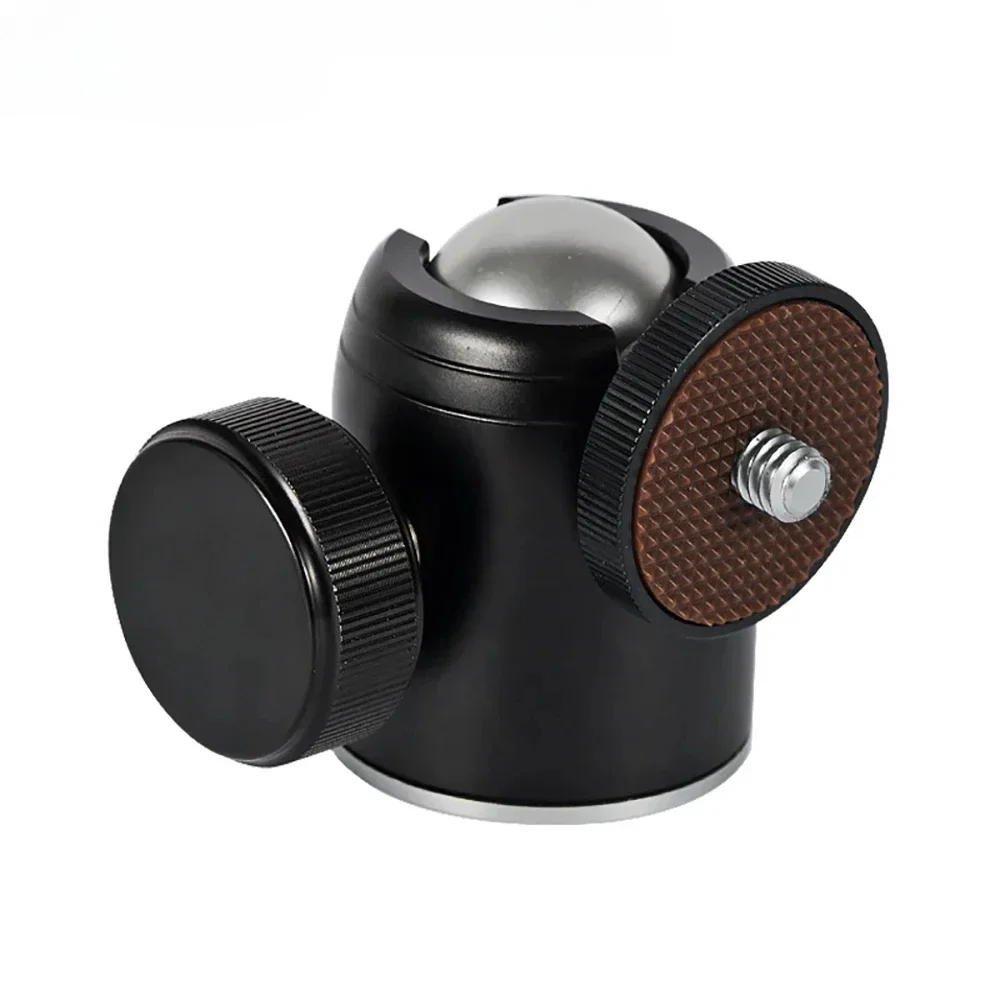 SZPowerwin Mini Ball Head Mount Metal 360 Degree Swivel BallHead 1/4