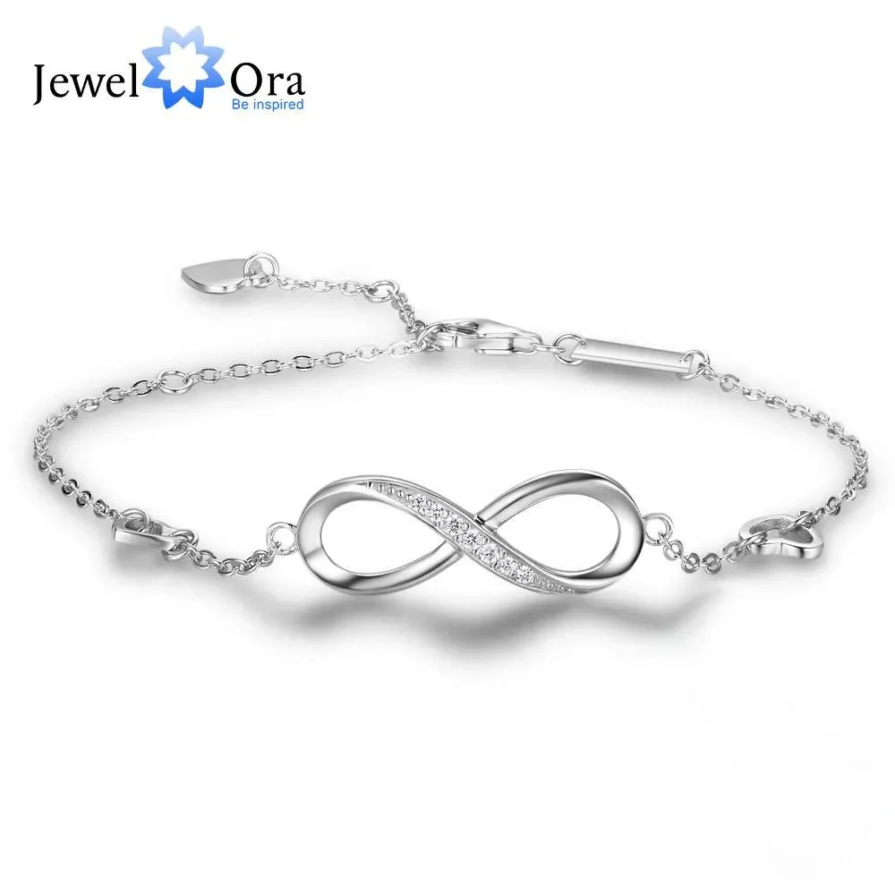 925 Sterling Zilveren Infinity Armbanden Voor Vrouwen Verstelbare Vriendschapsarmbanden En Armbanden Huwelijkscadeau Ideeën