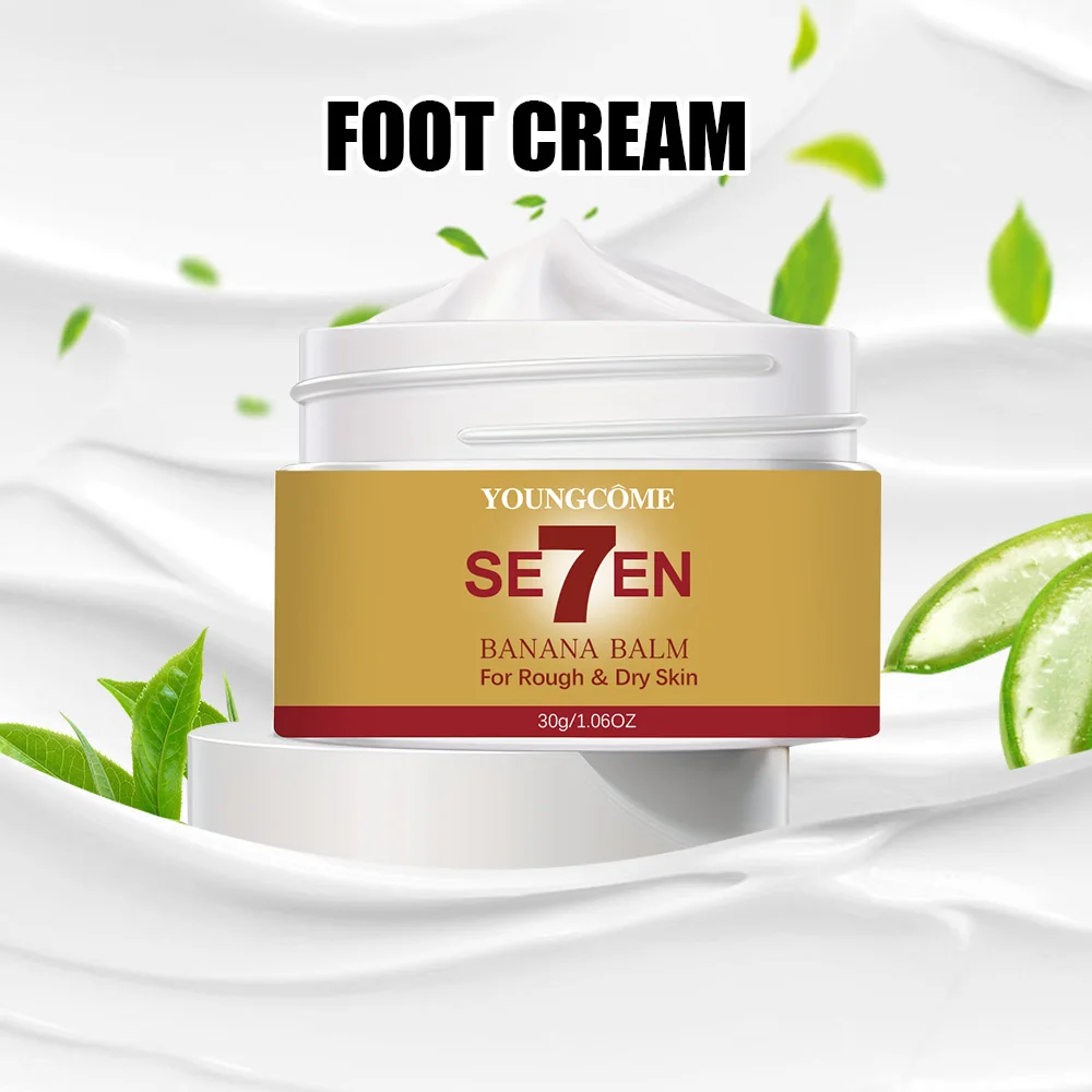 Urea Hand Foot Cream Banana balm Cream Repairs Dryness Cracks Gently Exfoliates Softens Skin Provides Super Moisturizing Hand