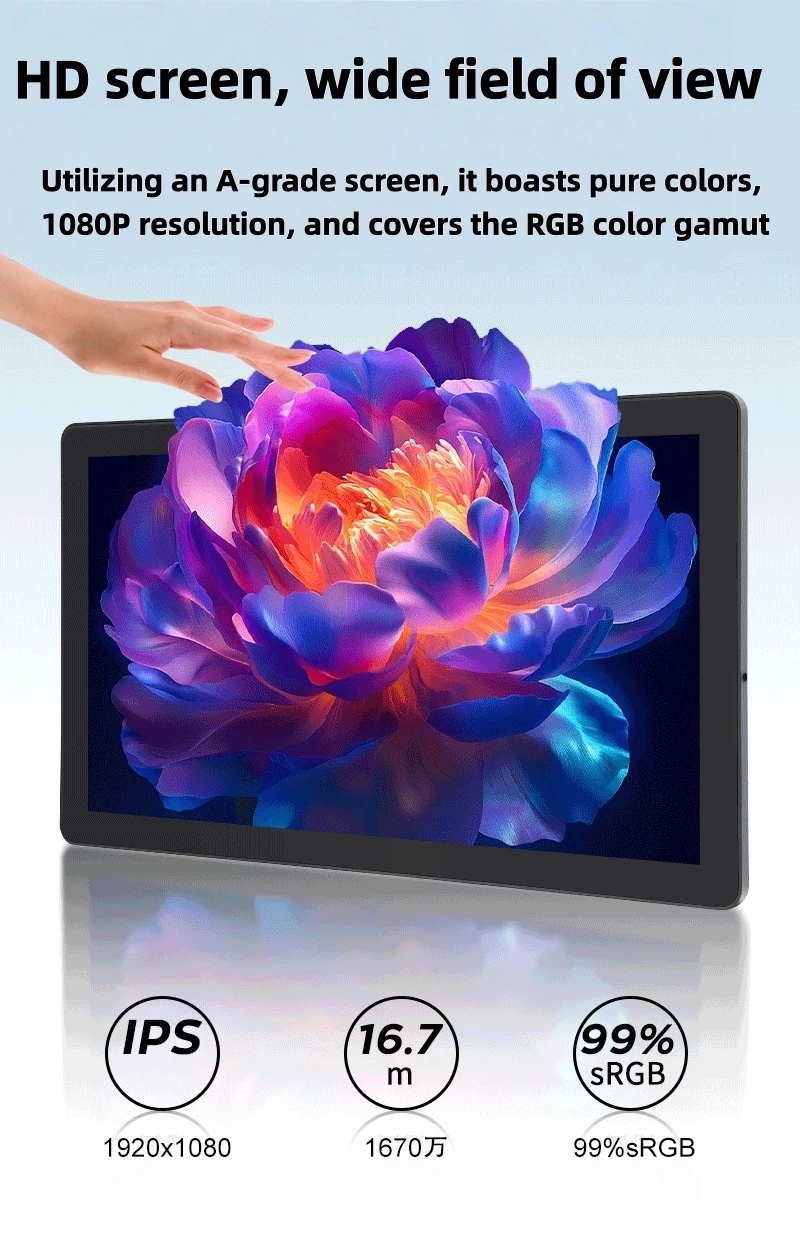 14 Touch Screen Monitor 1920x1080 Capacitive LCD Touch Screen Monitor Interface Type high definition, USB