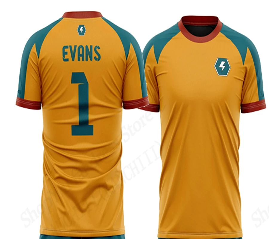 كايو جيرسي أنيمي Inazuma أحد عشر رايمون لكرة القدم ثلاثية الأبعاد تي شيرت مطبوع الرجال موضة تي شيرتات قصيرة الاكمام الأطفال بلايز تي شيرت رياضي