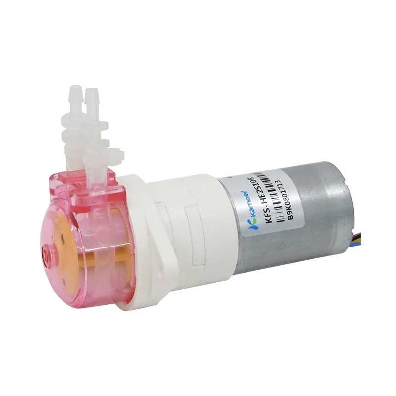 

Перистальтический насос Kamoer KFS Micro Flow 24V с бесщеточным двигателем для анализаторов секреций, роботов-уборщиков, анализаторов мочи с контролем потока
