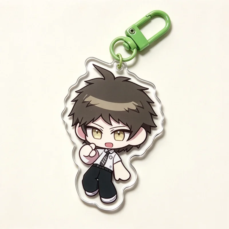 SDR2 DRV3 Acrylic Charms Cute Chibi Keychain Danganronpa 2 & V3 Anime Pendant Bag Phone Accessory Gift for Fans