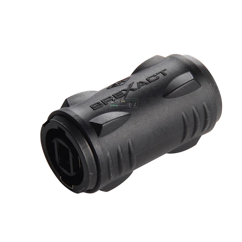 Srexact 4 pólo plugue de áudio 8 pólo alto-falante plug cabo conector 4 p disposição linear plug ohm plug à prova dwaterproof água linha áudio alto-falante fase