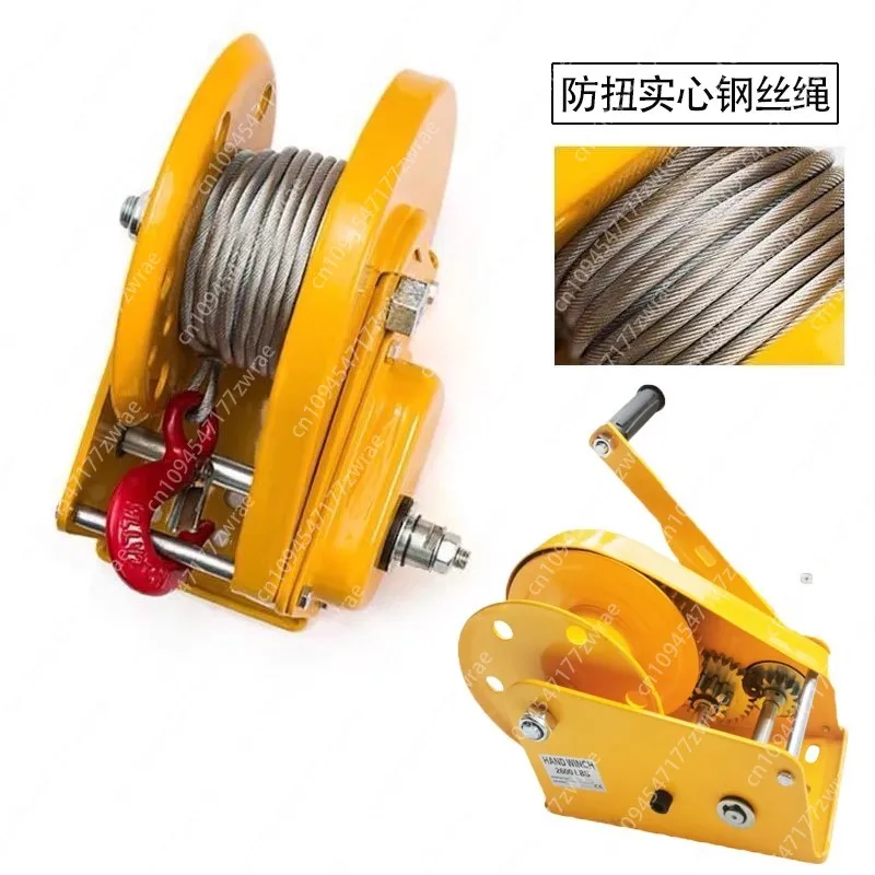 

Ручная лебедка, самоблокирующаяся лебедка, ручное тяговое устройство, портативное крепежное устройство лебедки.