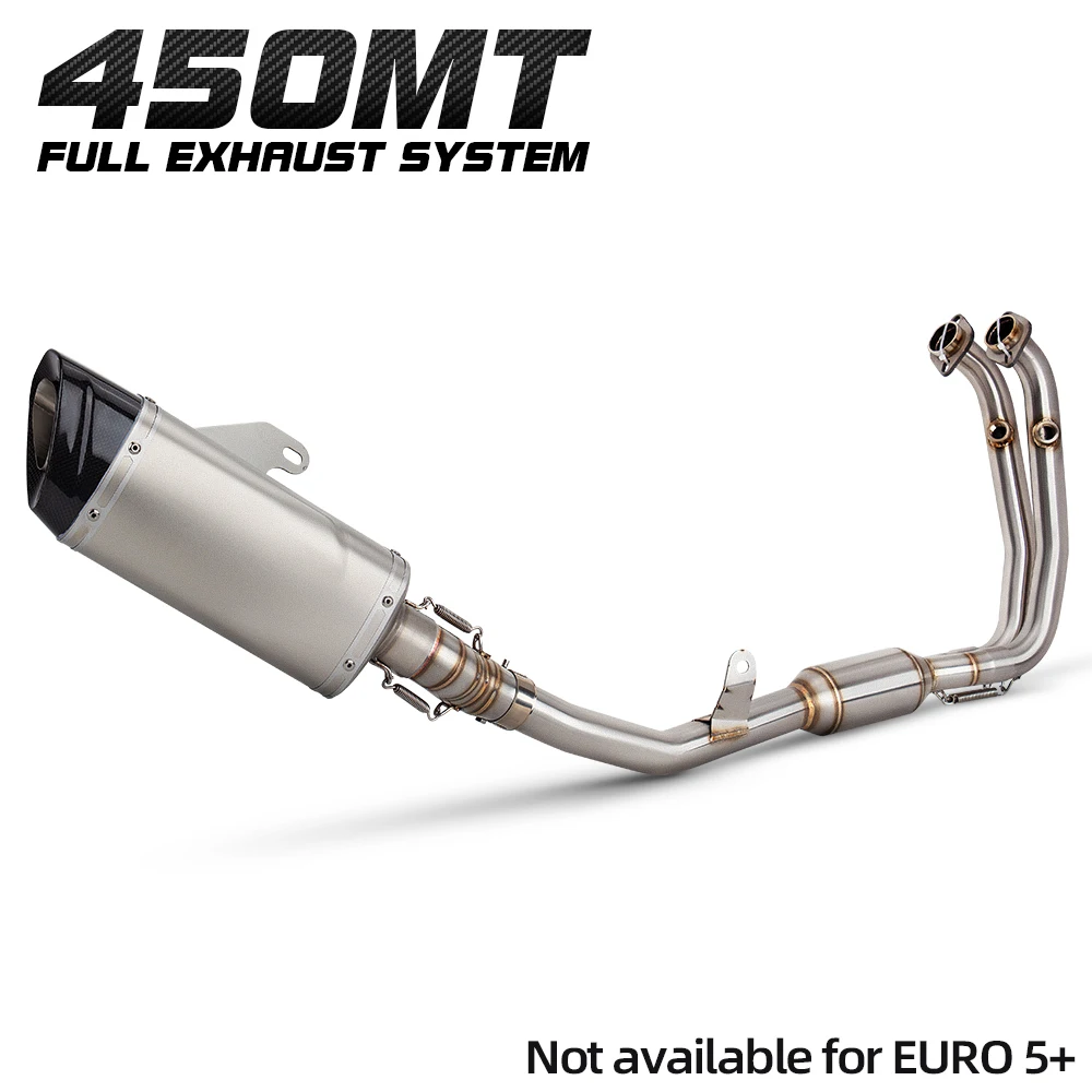 Sistema di Scarico 450 MT per CF MOTO MT450 450MT, Kit Scarichi Moto, Collettore per Moto Adventure, Silenziatore M12