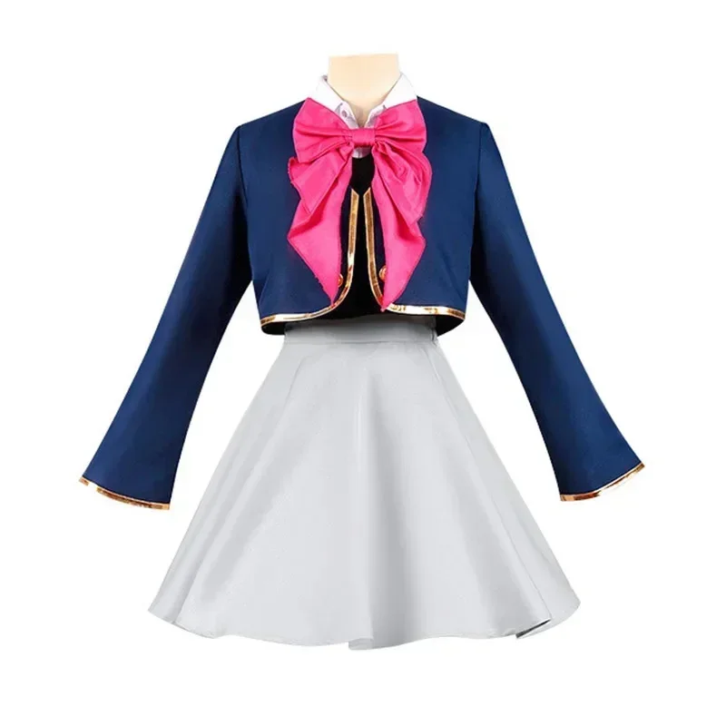 

2025 Hoshino Rubii Cosplay Anime Oshi no Ko Costume Coat Skirt JK Uniform Dress Halloween Carnival Party Clothes Women