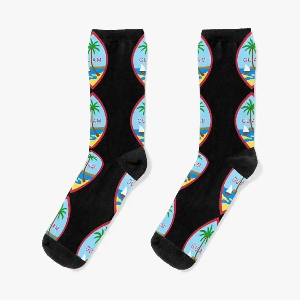 

The Great Seal of Guam - Used on the Guam Flag Socks cartoon Antiskid soccer funny gifts essential Socks Girl Men's