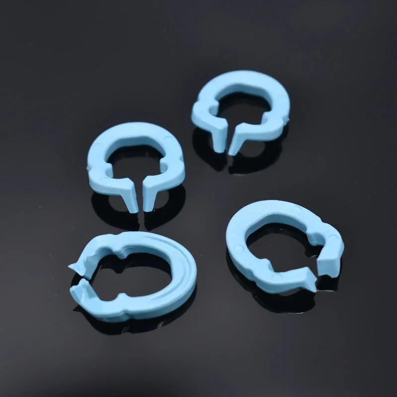 4PCS/Set Dental Resin Clamping Ring Dentistry Separator Ring Sectional Contoured Metal Matrices Holder Matrix Fixed Clamp Tools