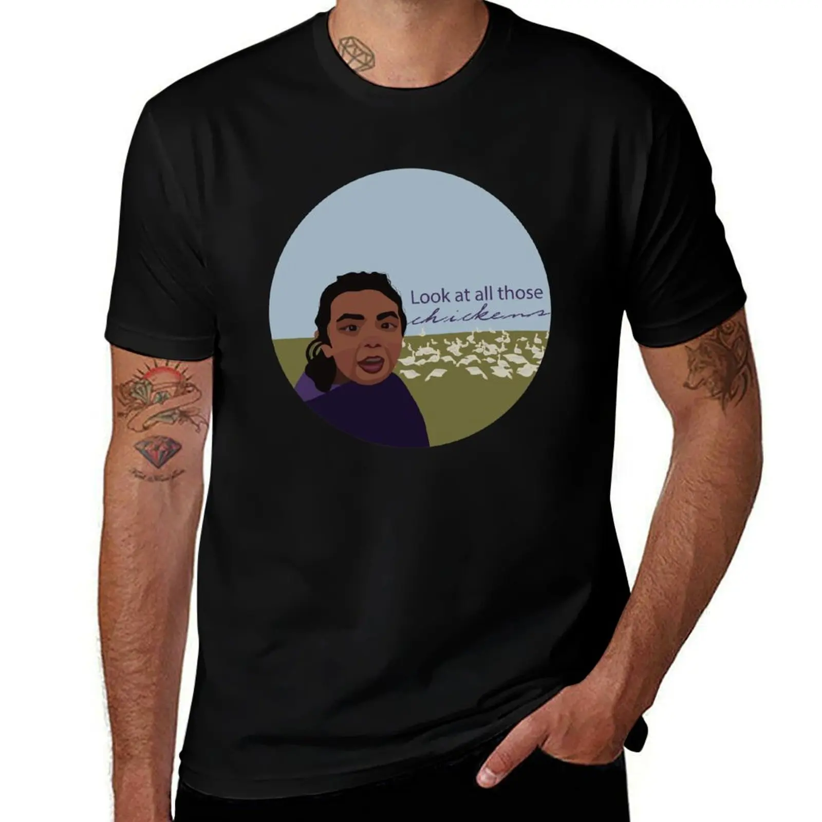 

Look at all those chickens! T-Shirt custom t shirt kawaii clothes oversized t shirt sports fans mens graphic t-shirts