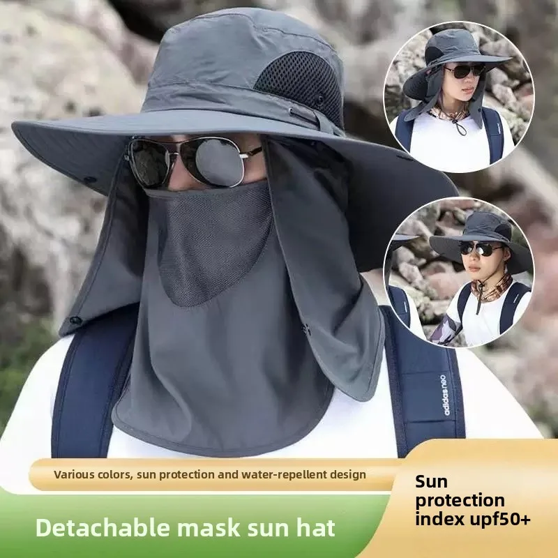 

Летняя шляпа с защитой от ультрафиолета, уличная шляпа для охоты и рыбалки, солнцезащитная шляпа для электрического велосипеда, походная, кемпинговая, солнцезащитная шляпа, подходящая для женщин