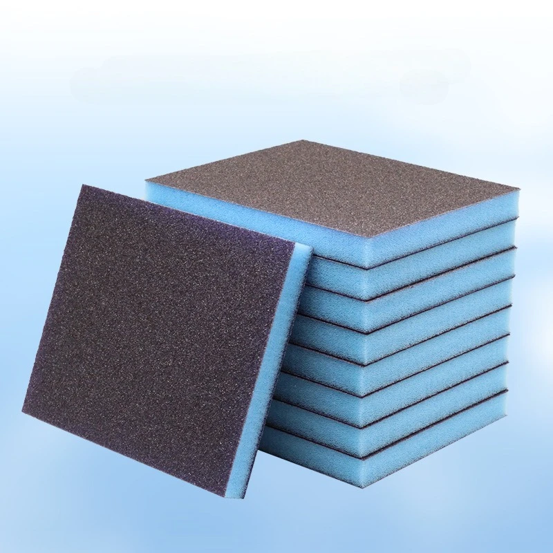 6Pcs Grit Sanding Sponge Soft Foam Sanding Pads Reusable Wet Dry Sanding Blocks for Wood Metal FurniturePaint and Drywall 60-320