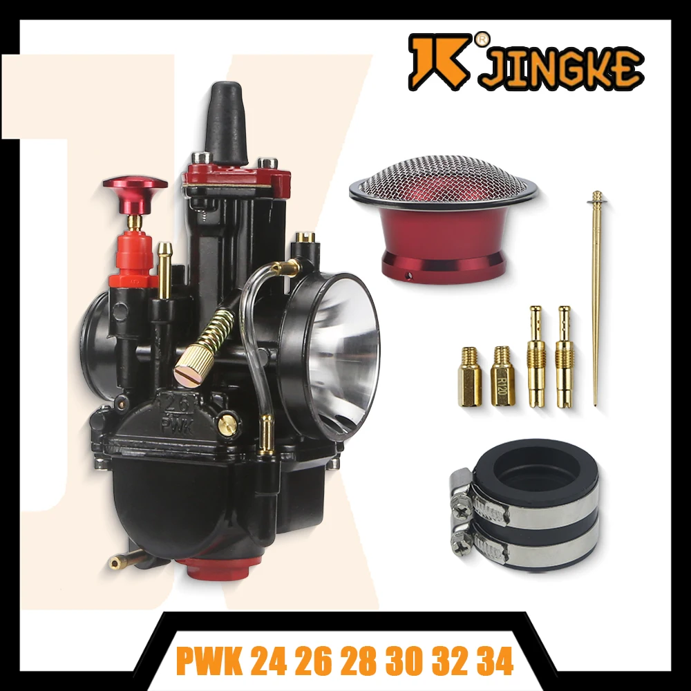 

PWK 24 26 28 30 32 34mm Motorcycle Carburetor With Power Jet For Mikuni Dirt Bike Motocross Racing