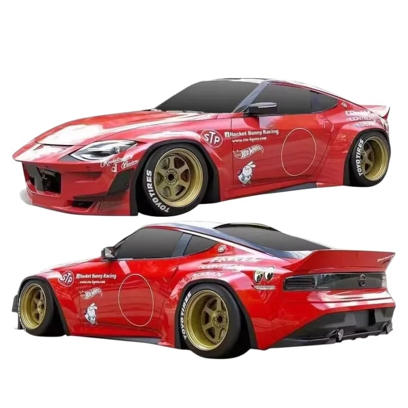 RC Drift Body 1/10 Pandem Nissan Fairlady 400Z Clear Car Shell set for 258mm Racing Chassis Tamiya TT01 TT02 Kyosho Hsp Hpi