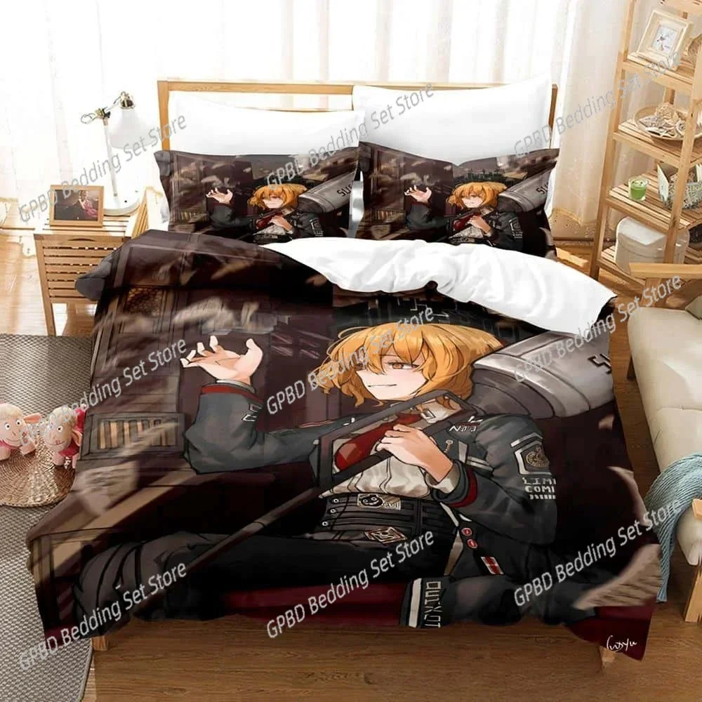 Fashion 3D Print Game Limbus Company Bedding Set Cartoon Anime three-piece set Adult Kid Bedroom Duvet cover Sets Home Textiles