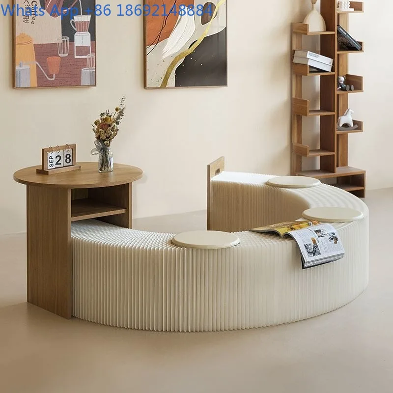 

Foldable Coffee Table for Home Living Room New Long Bench Bedroom Room Simple Multifunctional Integrated Table Chair