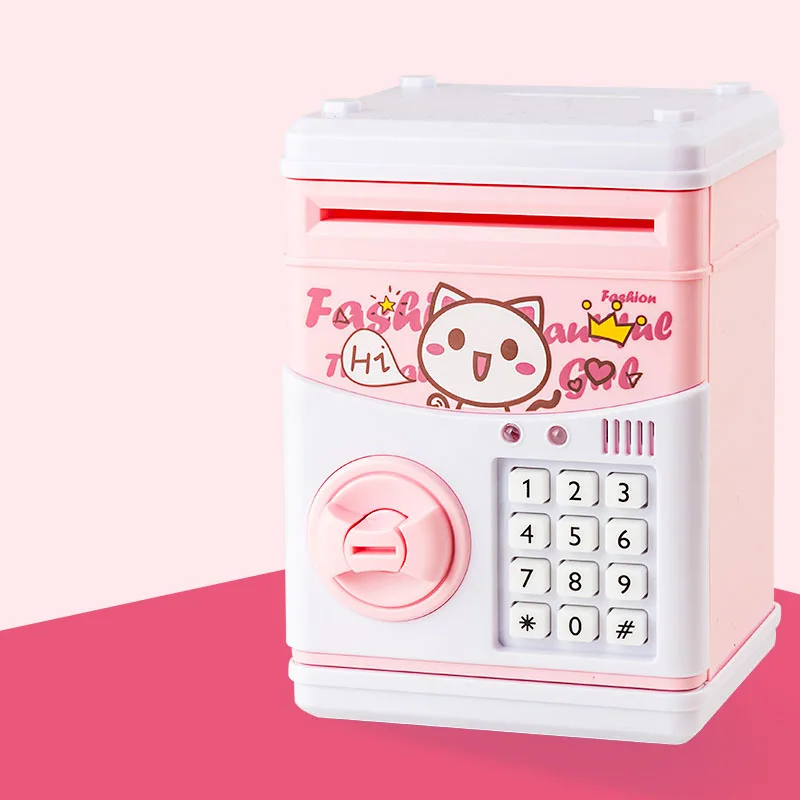 Smart Funny Money Boxes Electronic Piggy Bank Ticket Coin Kids Money Boxes Mysterious Safe Hucha Infantil Cute Decor WW50MB