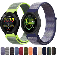 20mm 22mm Strap for Garmin Vivoactive 5 Forerunner 165 55 965 265 255 955 Venu 3 2 Nylon Loop Bracelet for Garmin Active 5 Band