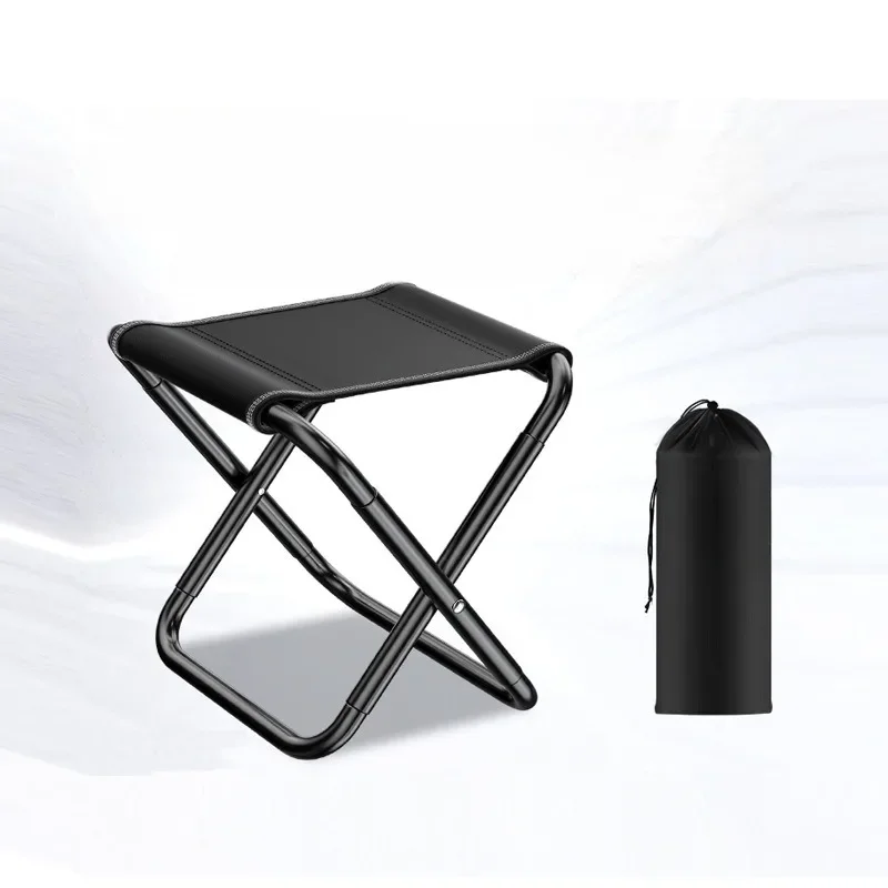 Outdoor Travel Chair Portable Folding Stool Ultralight Camping Picnic Collapsible Foot Stool Fishing Hiking Beach Chair