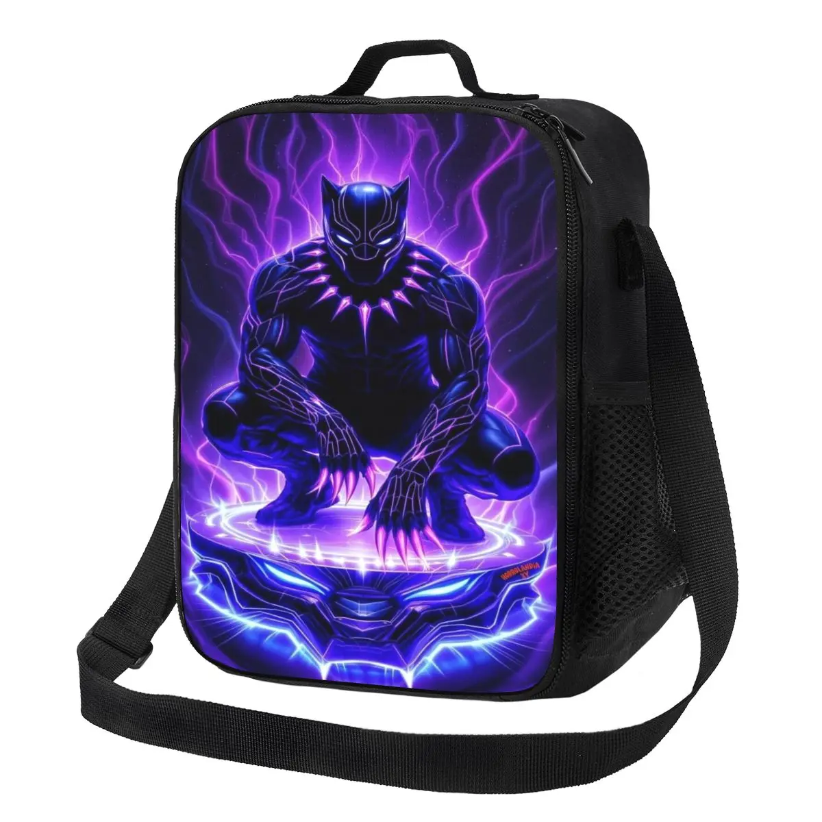 

Custom Blacks Movie Panthers Lunch Bag Women Thermal Cooler Insulated Lunch Boxes for Adult Office