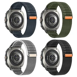 Cinturino sportivo in Nylon intrecciato per Samsung Galaxy Watch Ultra 47mm cinturino cinturino cinturino cinturino accessori di ricambio