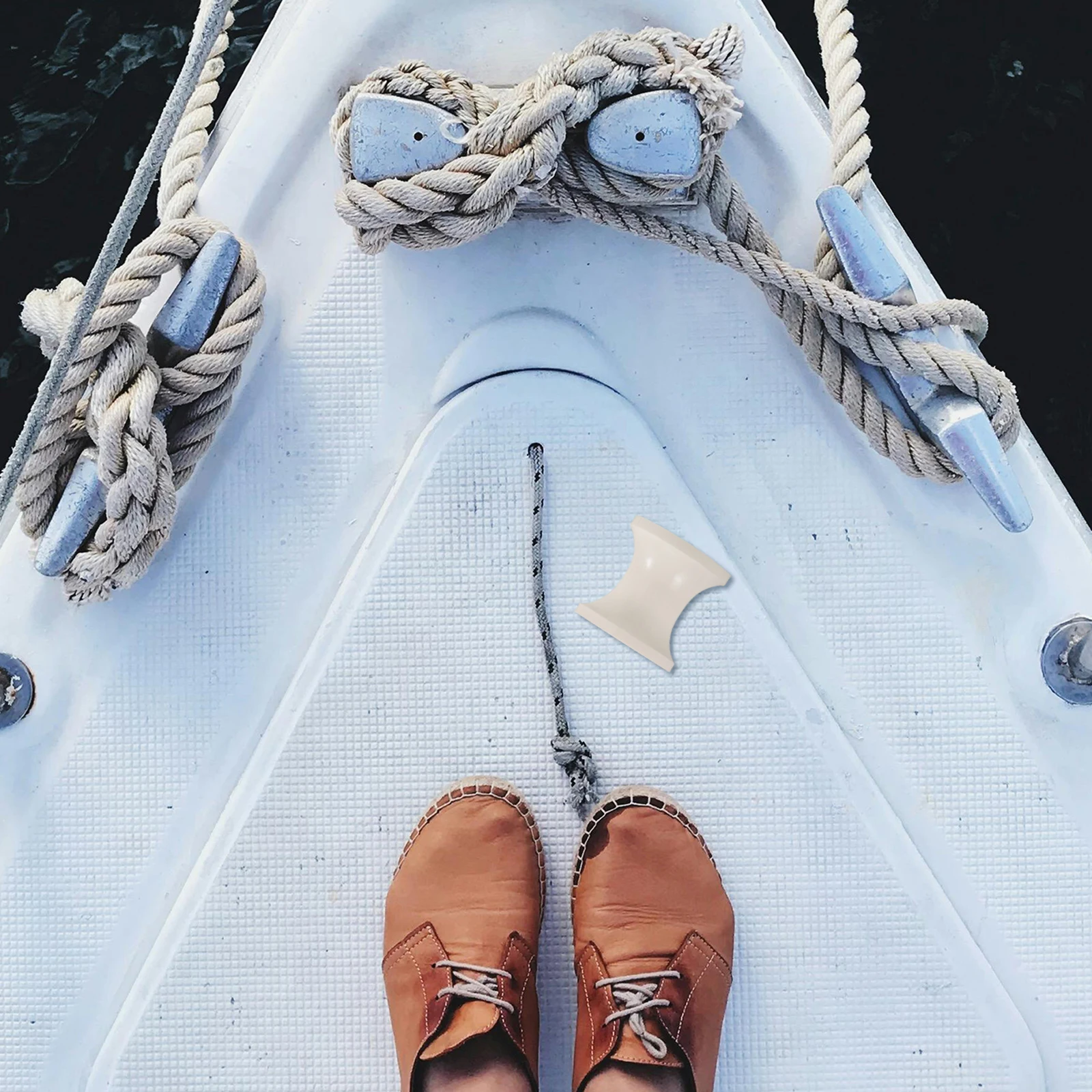 

Plastic Boat Trailer Roller Heavy Duty Durable Replacement Bow Roller for Yacht Motorcycle Trailers Boat Trailer Rollers