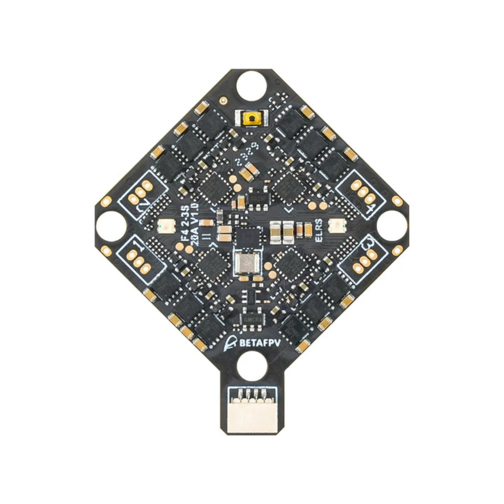 BETAFPV F4 2-3S 20A AIO Flight Controller V1 - HD VTX  with Dual BEC,   O3 6-Pin PMU & USB Port, Compatible with HD Whoop Drones