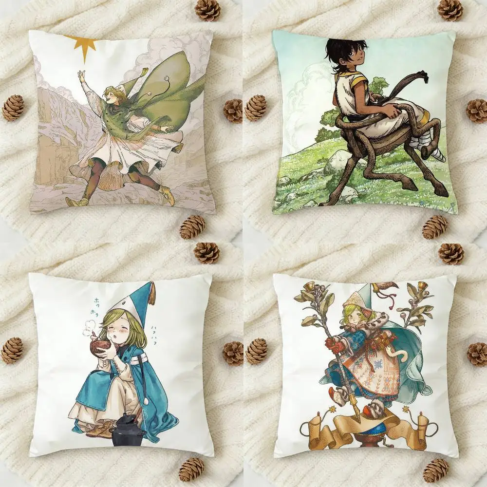 

W-Witch hat atelier-r Double-sided Printed Square Decorative Cushion Cover for Sofa Living Room Home Decor