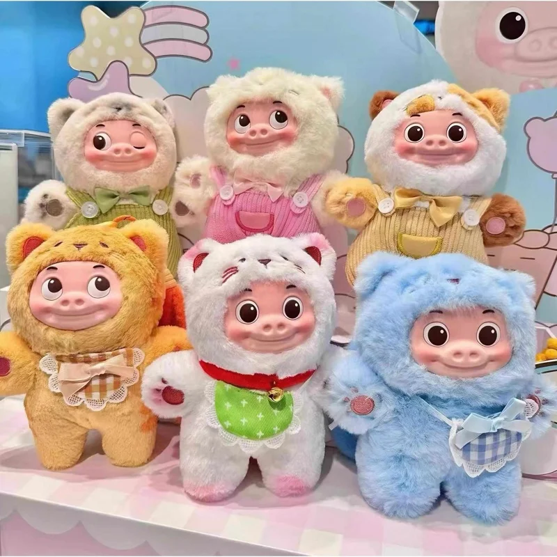 

Stock Genuine Toptoy Pig Hero Pig Mi Plush Blind Box Doll Pendant Pull Pig Doll Female Gift