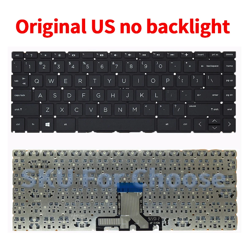 New US Keyboard For HP 14-CE 14-DA 14-BD 14-CB 14-CC 14-DQ 14-FQ 14-DK 14-DH 14-CK 14-CY 14-CF 14-CM 14-DG 14-CD Tpn-q207