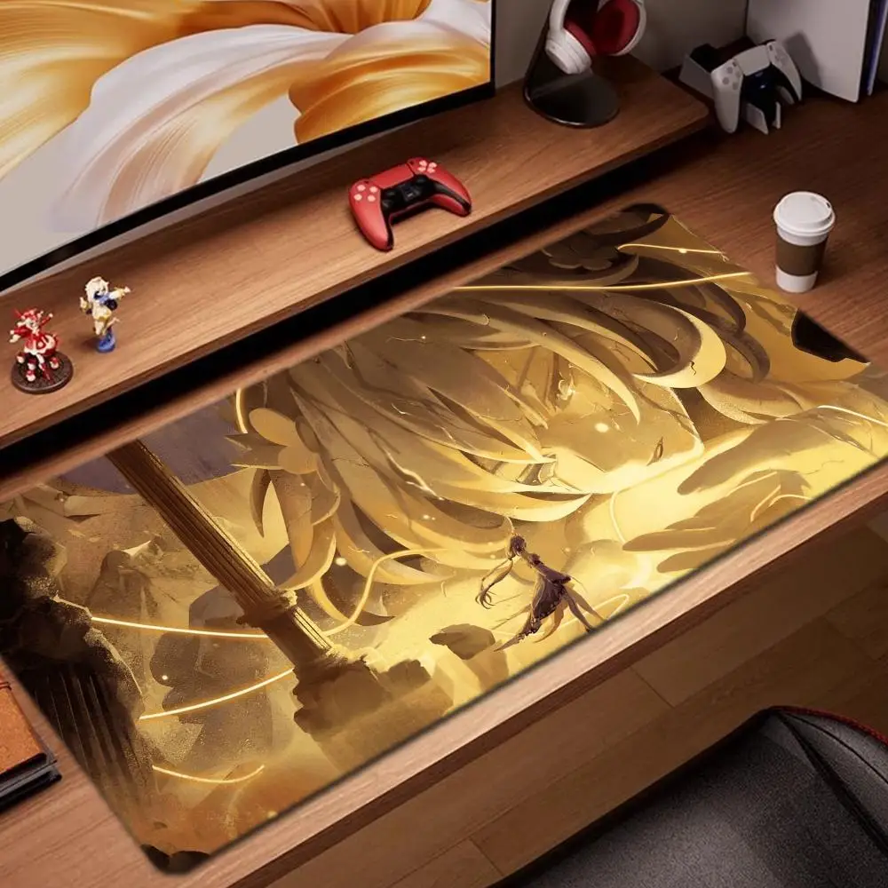 

aglaea Mouse Pad Game Accessories keyboard pad XXL large locking edge 900X400 mm table mat Gaming mousepad