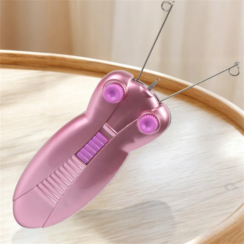 1 шт., женский электрический эпилятор для удаления волос с вилкой европейского стандарта для тела, лица, ног, рук-депилятор с хлопковой нитью для гладкой кожи